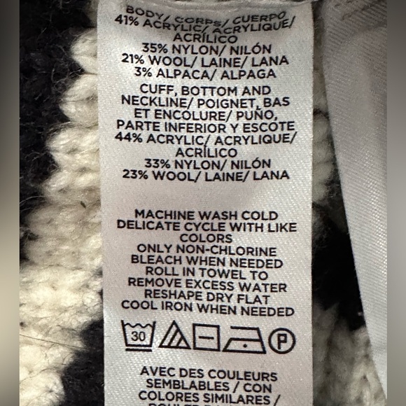 LOFT STITCHED STRIPE TURTLENECK SWEATER COZY, ALPACA - Picture 5 of 9